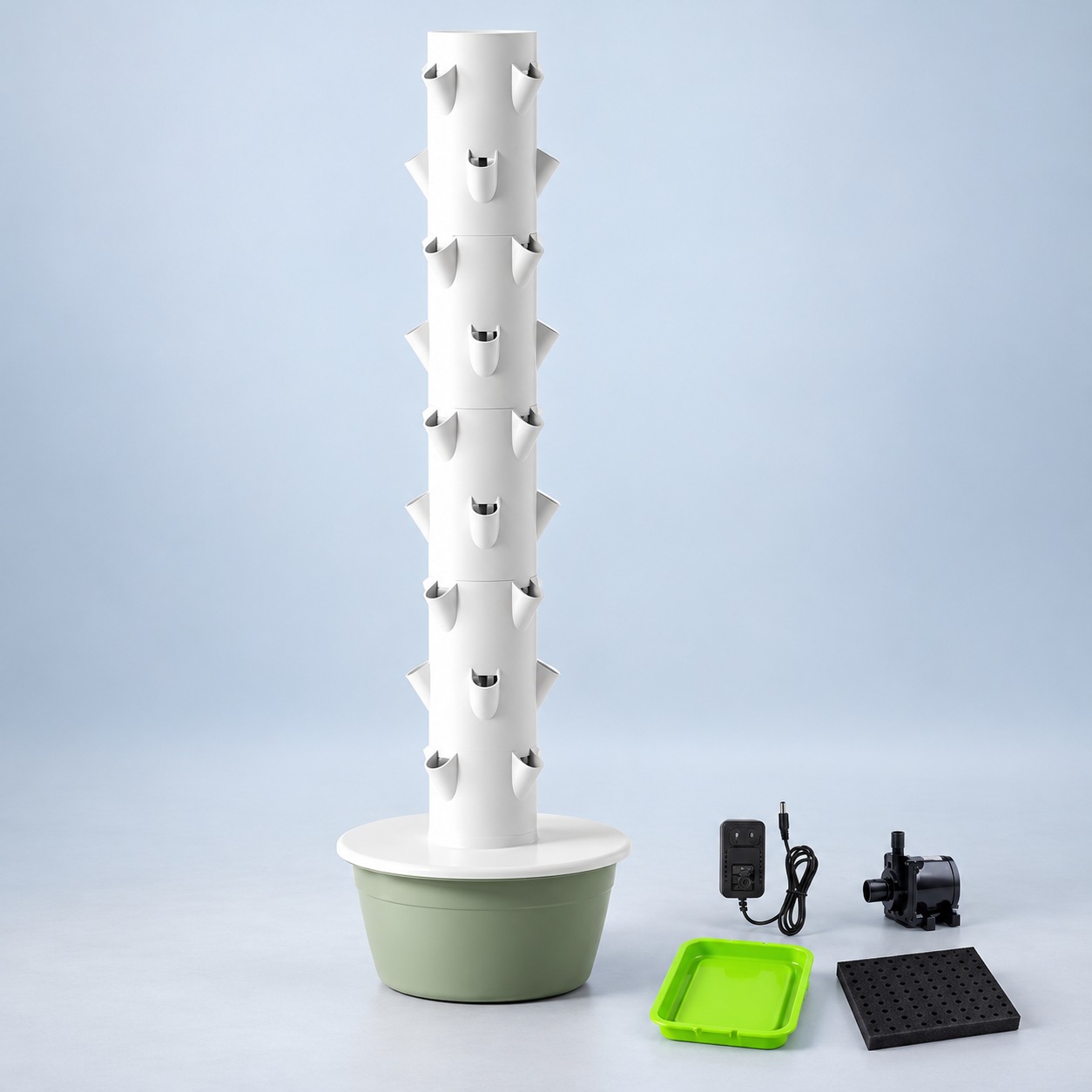 Hydroponic Tower - Torre Hidropónica de 9 Niveles y