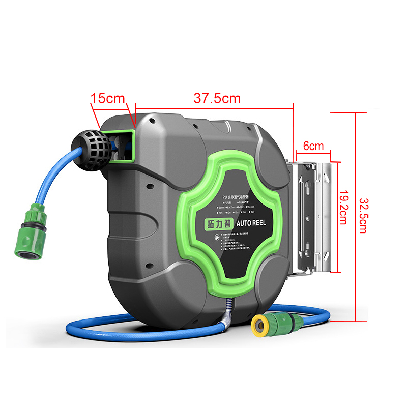 Smart Garden Kit - Carrete de manguera retráctil automático, sistema