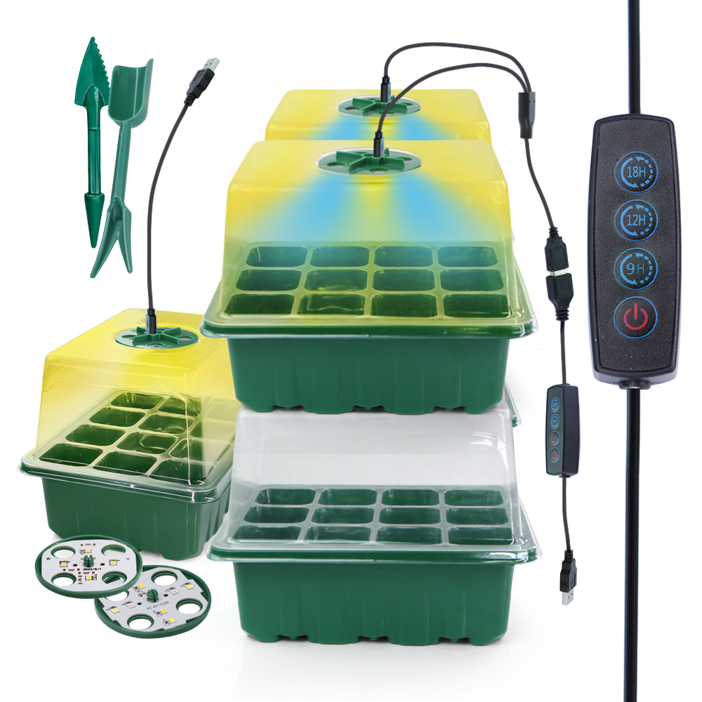 Grow Light Led - Macetas LED para vivero con luz