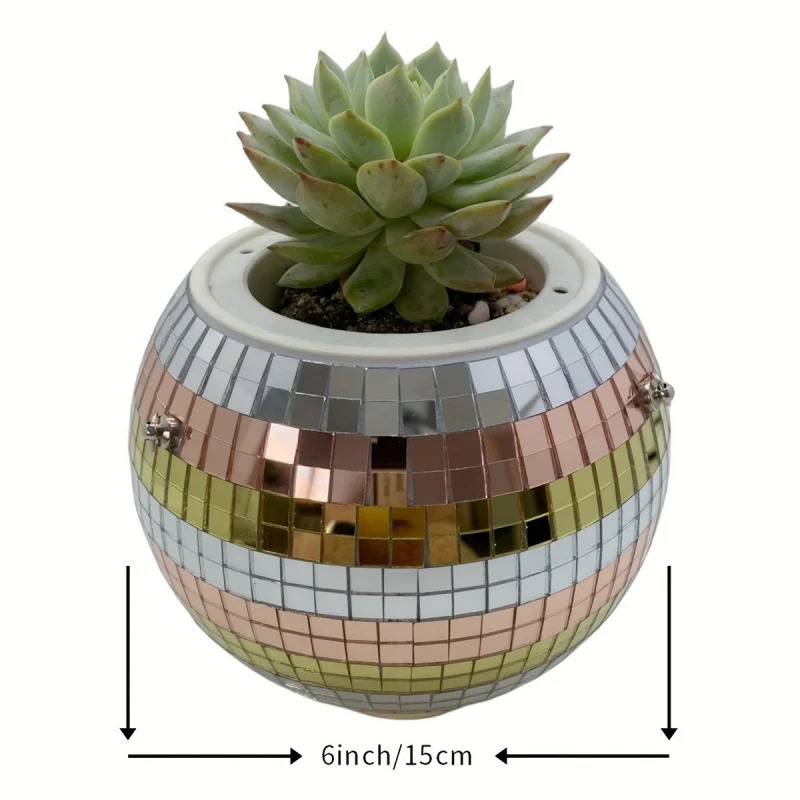 Macetero de bolas de espejo de - Self Watering Planter reseña y precio
