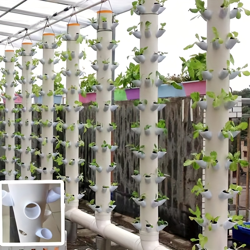Juego de 10 macetas hidropónic - Hydroponic Tower reseña y precio