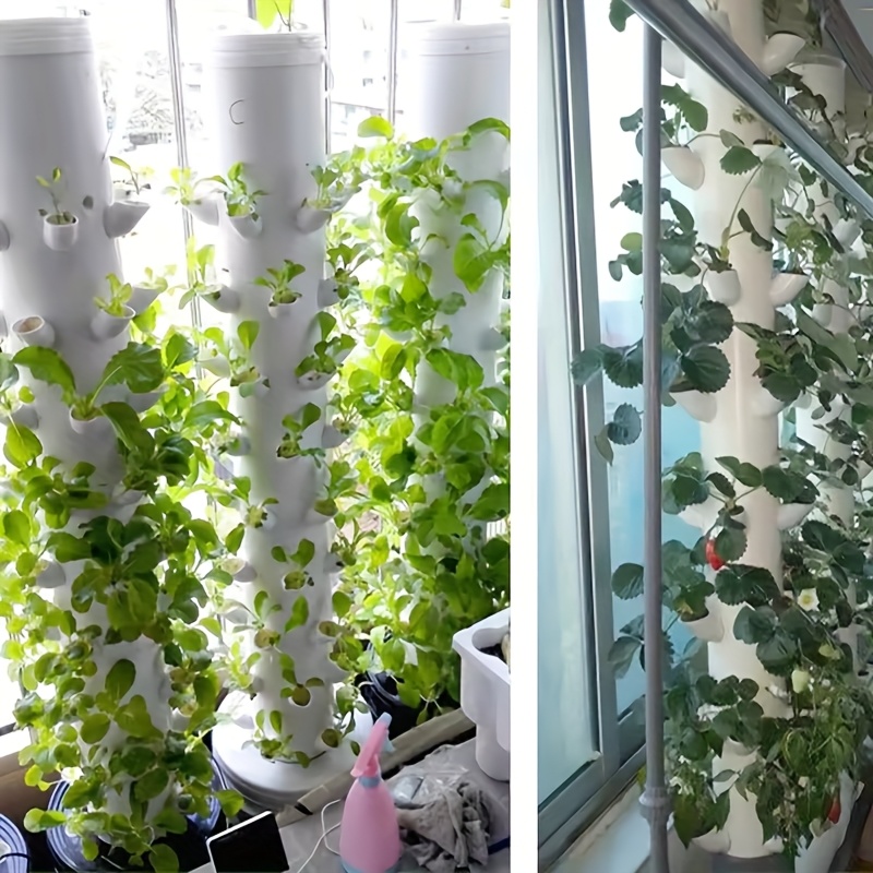 Juego de 10 macetas hidropónic - Hydroponic Tower reseña y precio