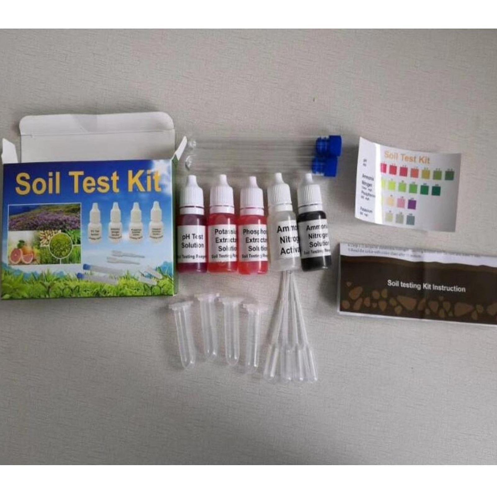 Kit de análisis de suelo, fáci - Indoor Garden Kit reseña y precio
